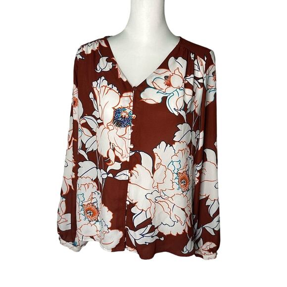 Apt 9 Workwear Shirt  Size Medium  Long Sleeve - Picture 1 of 3